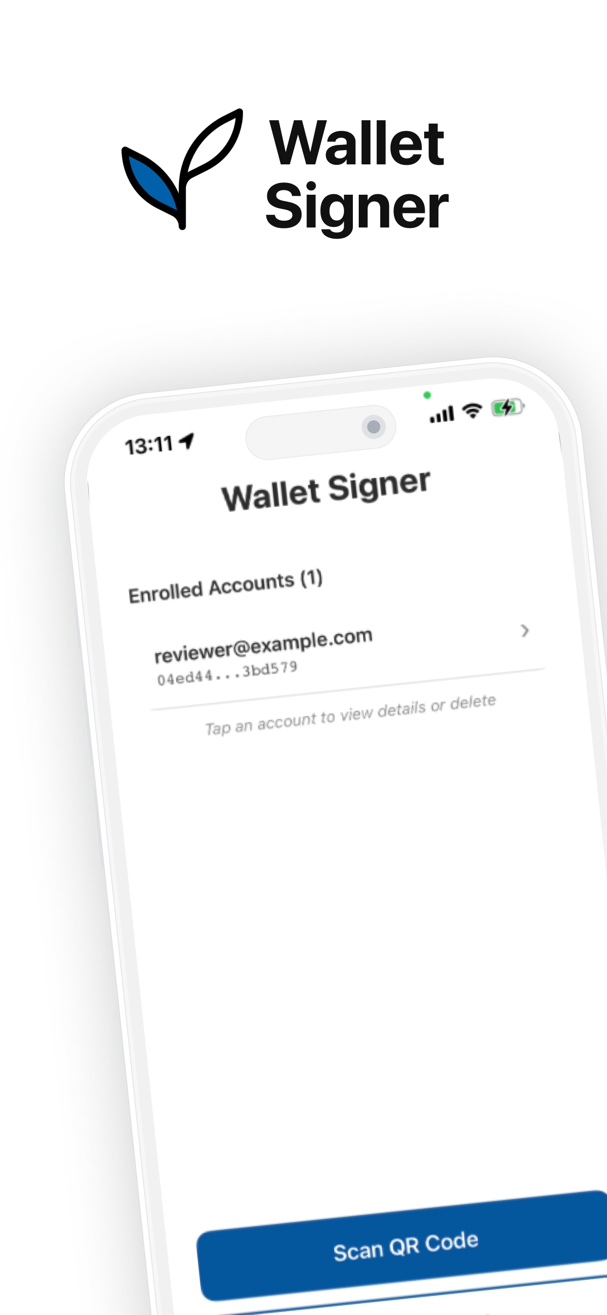 WalletSigner screenshot 1